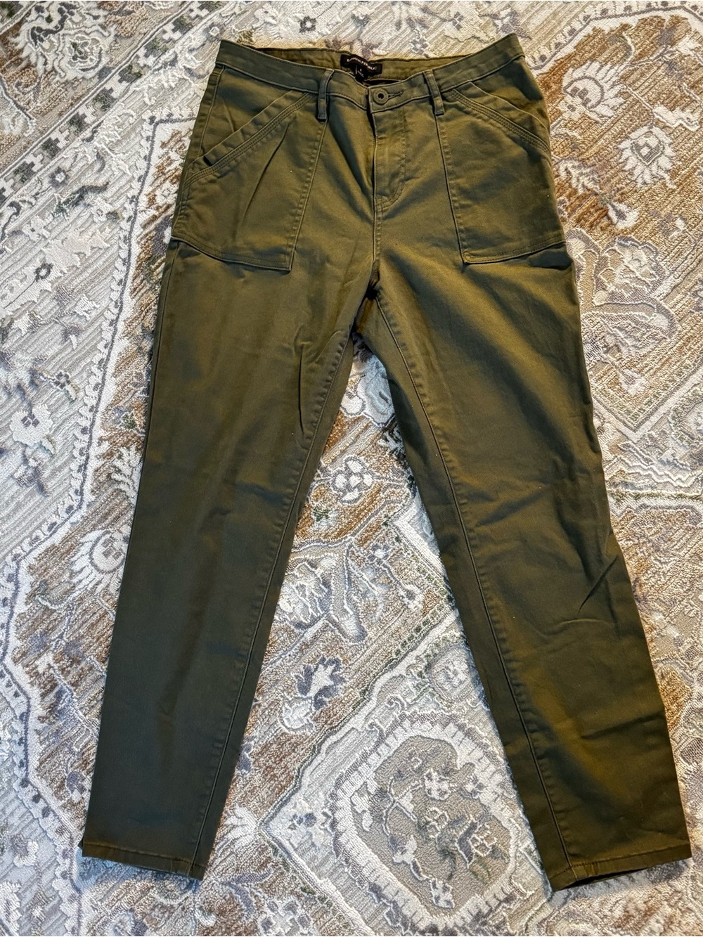 Women’s Olive Green Casual Work Pants